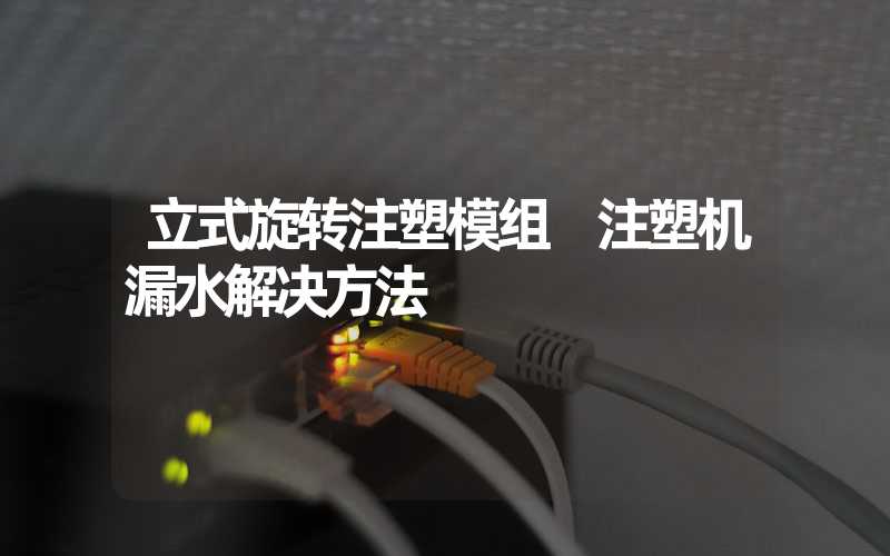 立式旋转注塑模组 注塑机漏水解决方法